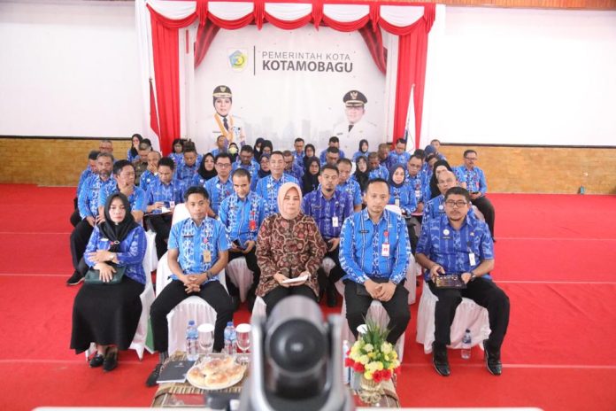 Bersama BPK, Wali Kota Kotamobagu Ikuti Entry Meeting