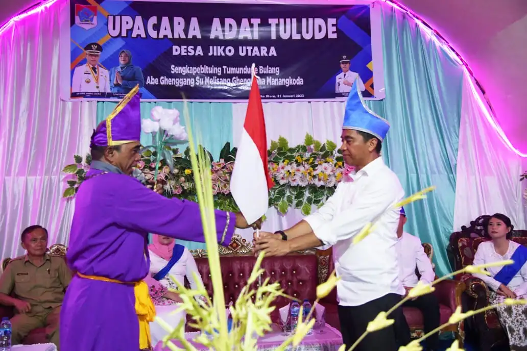 Hadiri Upacara Adat Tulude, Bupati Mengaku Bangga Ditengah-tengah Masyarakat Sangihe Talaud dan Sitaro