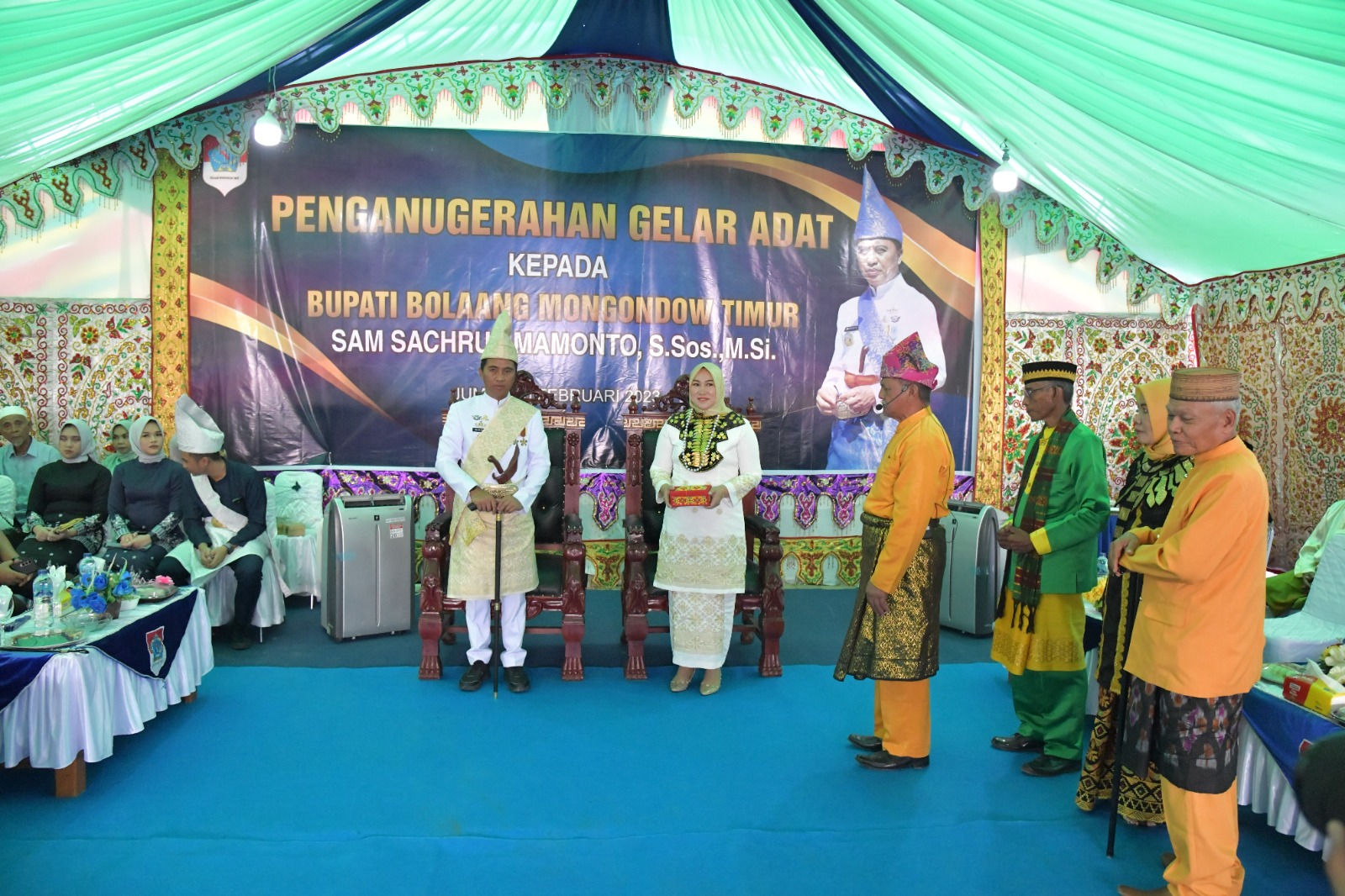 Dewan Adat se-BMR Sepakati Sachrul Mamonto Menyandang Gelar Adat 'Kolano Sinungkudan Tule Molantud In Ta Mokotareangkum'