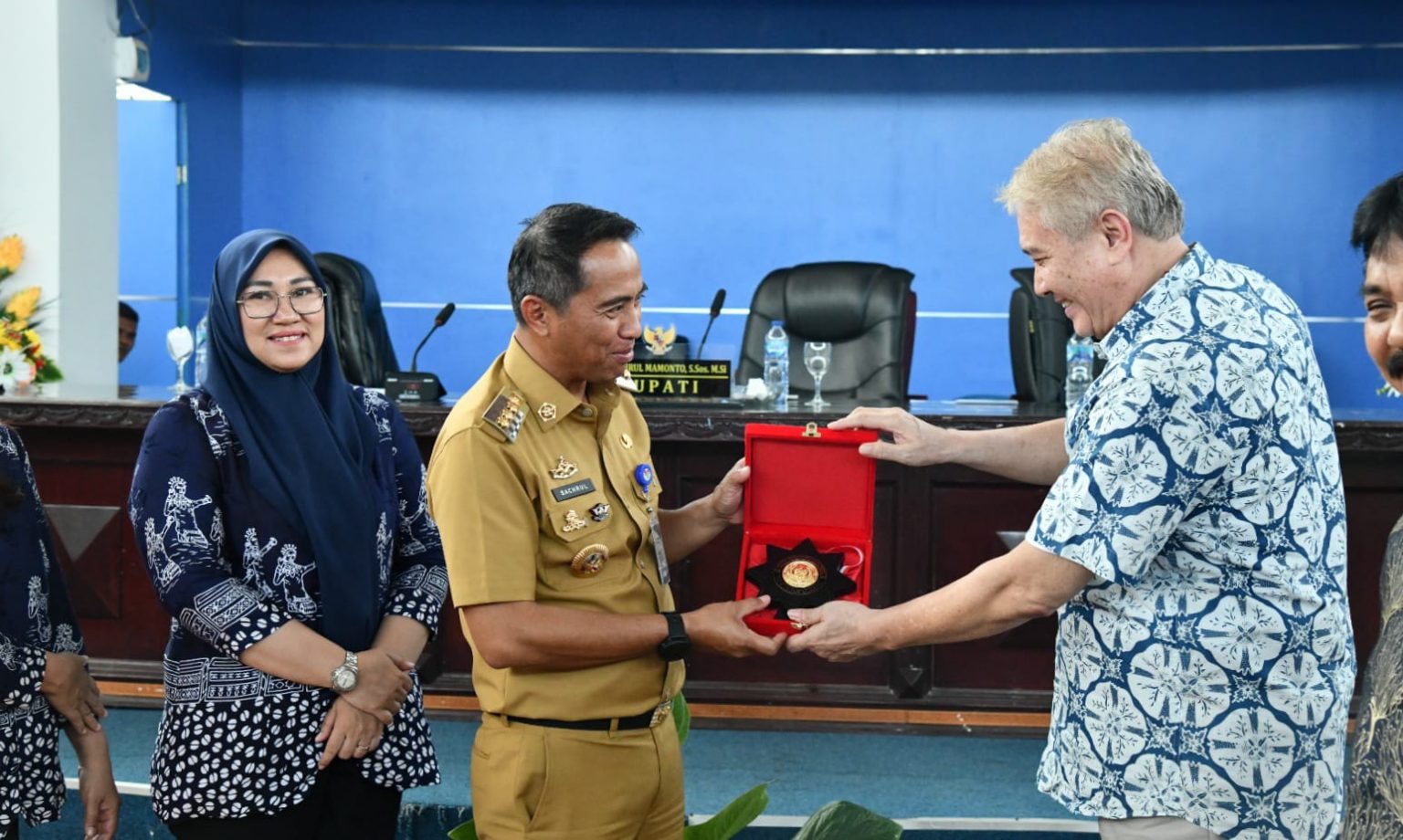 Kunjungan Prof Dr IPDN, Bupati Sachrul Mamonto Perkenalkan SDA Boltim