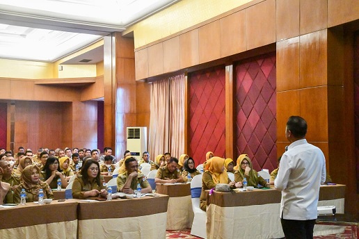 Sachrul Bekali Pengetahuan Seputar Manajemen Pemerintahan Bagi Pj Sangadi se-Boltim