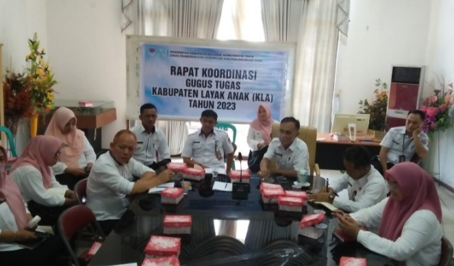 Pemkab Boltim Gelar Rakor Tekait Kabupaten Layak Anak