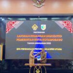 Wali Kota Kotamobagu Serahkan LKPD Unaudited Tahun 2022 ke BPK Sulut