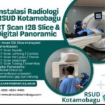 Pamflet pengumuman Pemkot Kotamobagu terkait pelayanan CT-Scan dan Digital Panaromic RSUD Kotamobagu, Selasa 30 Mei 2023. Gambar : Dinas Kominfo Kotamobagu