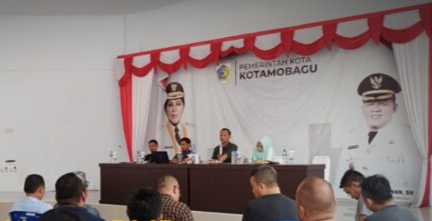 Sekda Sofyan Mokoginta Pimpin Rapat Agenda Rangkaian Kegiatan HUT Kota Kotamobagu