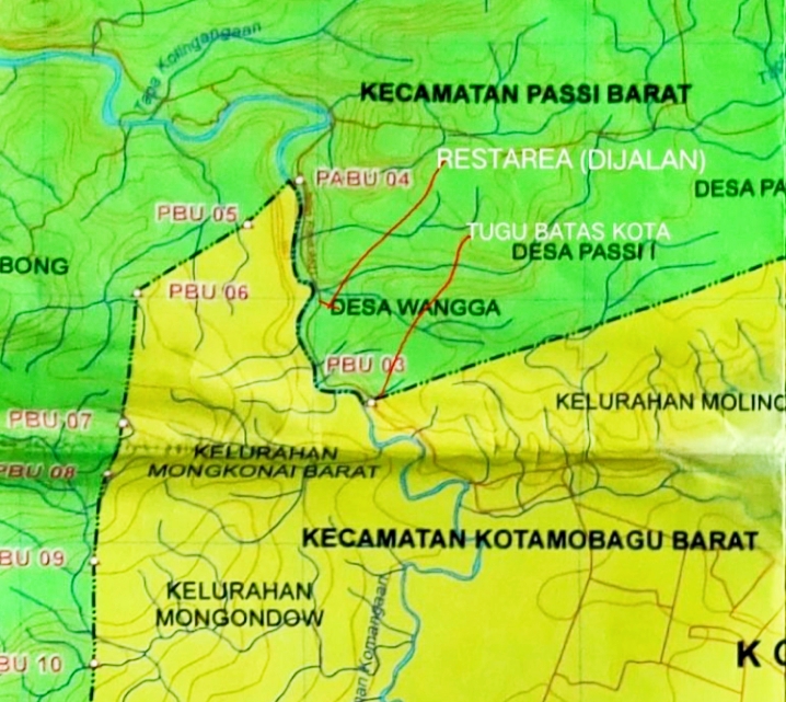 Tertuang dalam Permendagri Nomor 68 Tahun 2017, Ini Batas Kotamobagu dan Bolmong