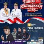 Rangkaian Penutup Kegiatan HUT RI ke-78 di Kotamobagu Akan Dimeriahkan Artis Vicky Salamor, Gorapu dan Mantri Oro