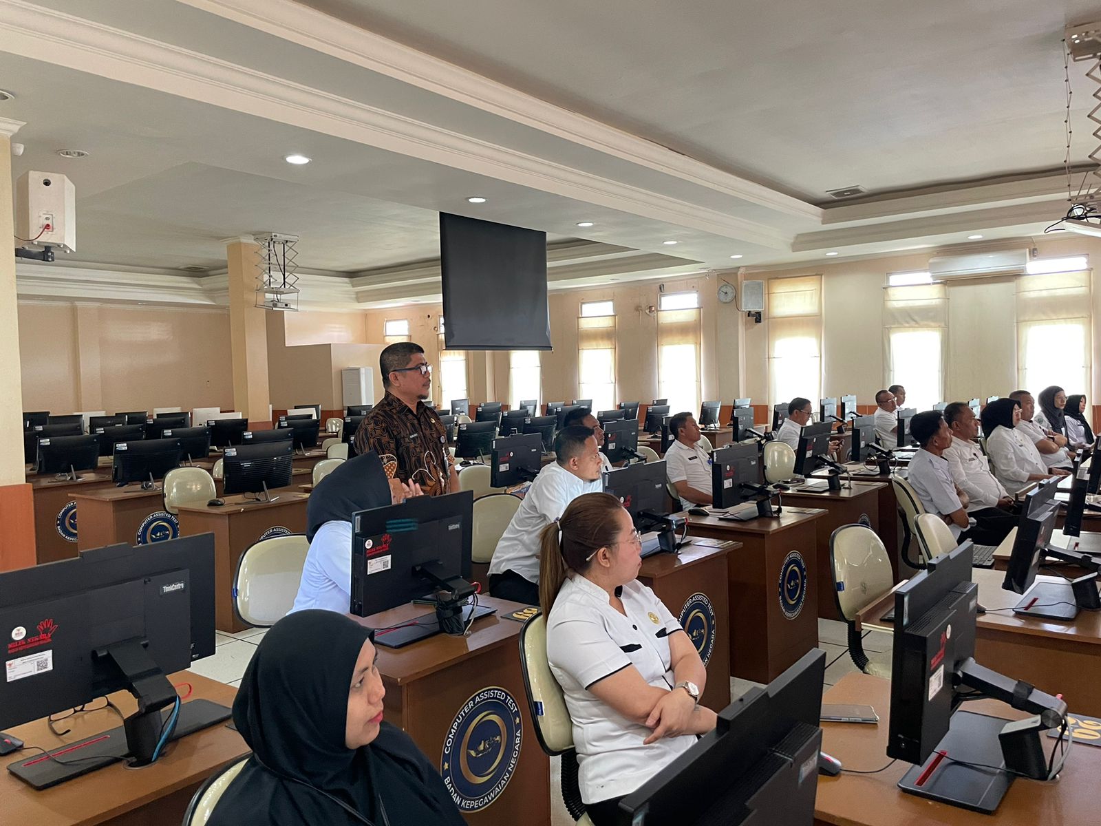 Pemerintah Kota Kotamobagu Gelar Assessment Test Bagi PNS, Rabu, 13 September 2023. Foto : Protokol Dinas Kominfo Kotamobagu.