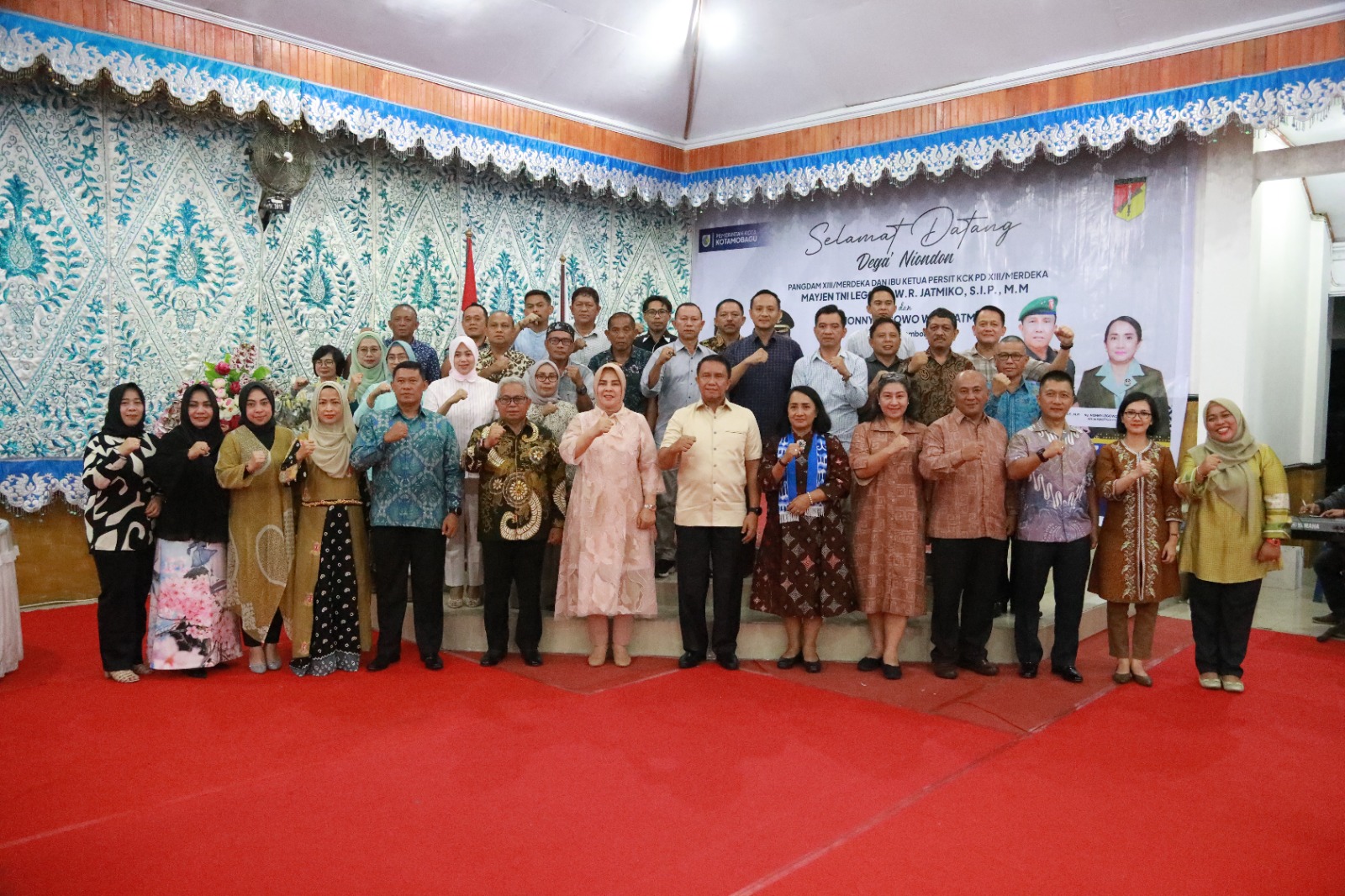 Wali Kota Kotamobagu, Ir. Hj. Tatong Bara Terima Kunjungan Pangdam XIII / Merdeka, Selasa, 19 September 2023. Foto : Protokol Dinas Kominfo Kotamobagu.