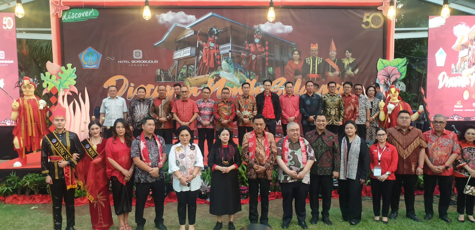 Pj Wali Kota Kotamobagu, Dr. Drs. Hi. Asripan Nani, M.Si, menghadiri Closing Ceremony Discover North Sulawesi, Jumat 29 September 2023. Foto : Protokol Dinas Kominfo Kotamobagu.