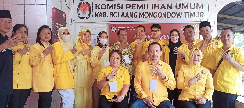 Bergabung di Partai Golkar dan Resmi Mendaftar di KPU Boltim, Tomy Sumendap Bulatkan Niatnya Bertarung di Dapil 1