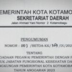 Rekrutmen PPPK Formasi Nakes dan Teknis Kotamobagu, Ini Jumlahnya