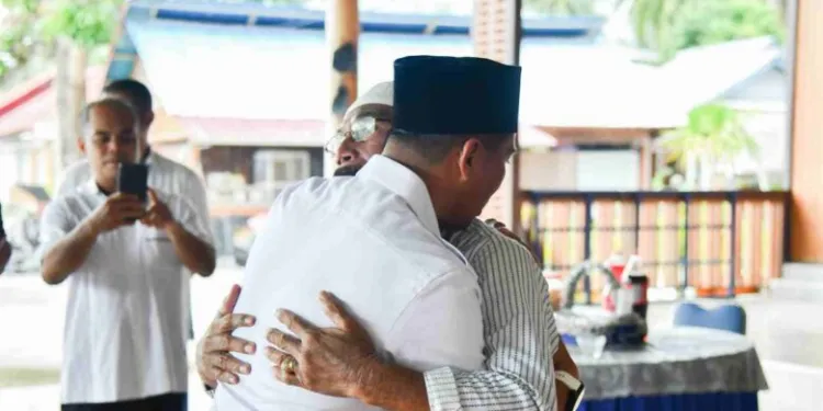 Sosok Pemimpin Jadi Contoh Bagi Kepala Daerah, Bupati Sachrul Silaturahmi Lebaran ke Mantan Bupati Boltim Sehan Landjar