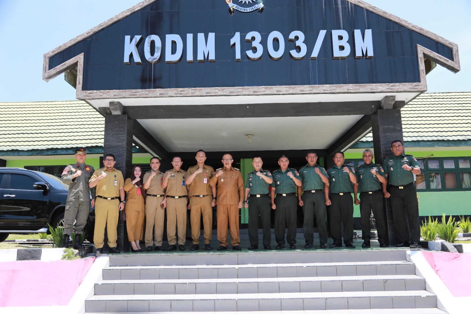 Pj Wali Kota Kotamobagu, Dr. Drs. Asripan Nani, M.Si, silaturahmi ke Forkopimda Kotamobagu, Senin 2 Oktober 2023. Foto : Prtokol Dinas Kominfo Kotamobagu.