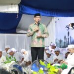 Pj Wali Kota Kotamobagu, Dr. Drs. Hi. Asripan Nani, M.Si, Hadiri Maulid Akbar Nabi Muhammad SAW di Pondok Pesantren Nuurul Khairaat, Sabtu, 14 Oktober 2023. Foto : Protokol Dinas Kominfo Kotamobagu.