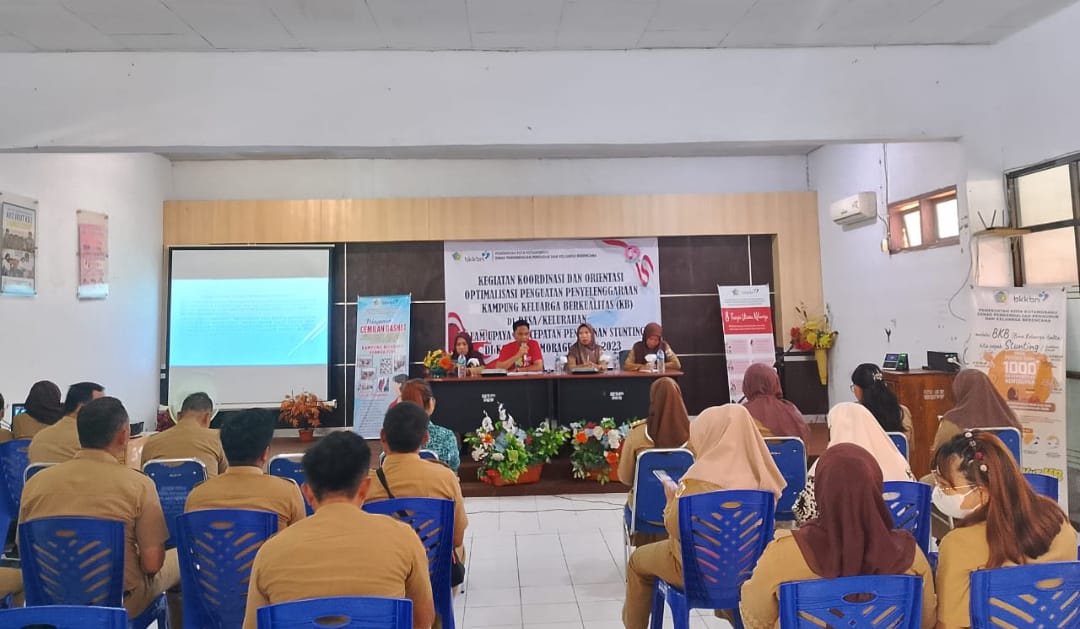 Tekan Angka Stunting, Dinas PPKB Kotamobagu Kumpul Dinas Terkait Bahas Pembentukan Kampung KB