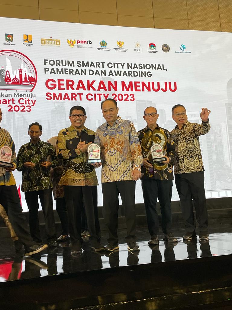 Kotamobagu Terima Penghargaan Terkait Program Gerakan Menuju Smart City Tahun 2023