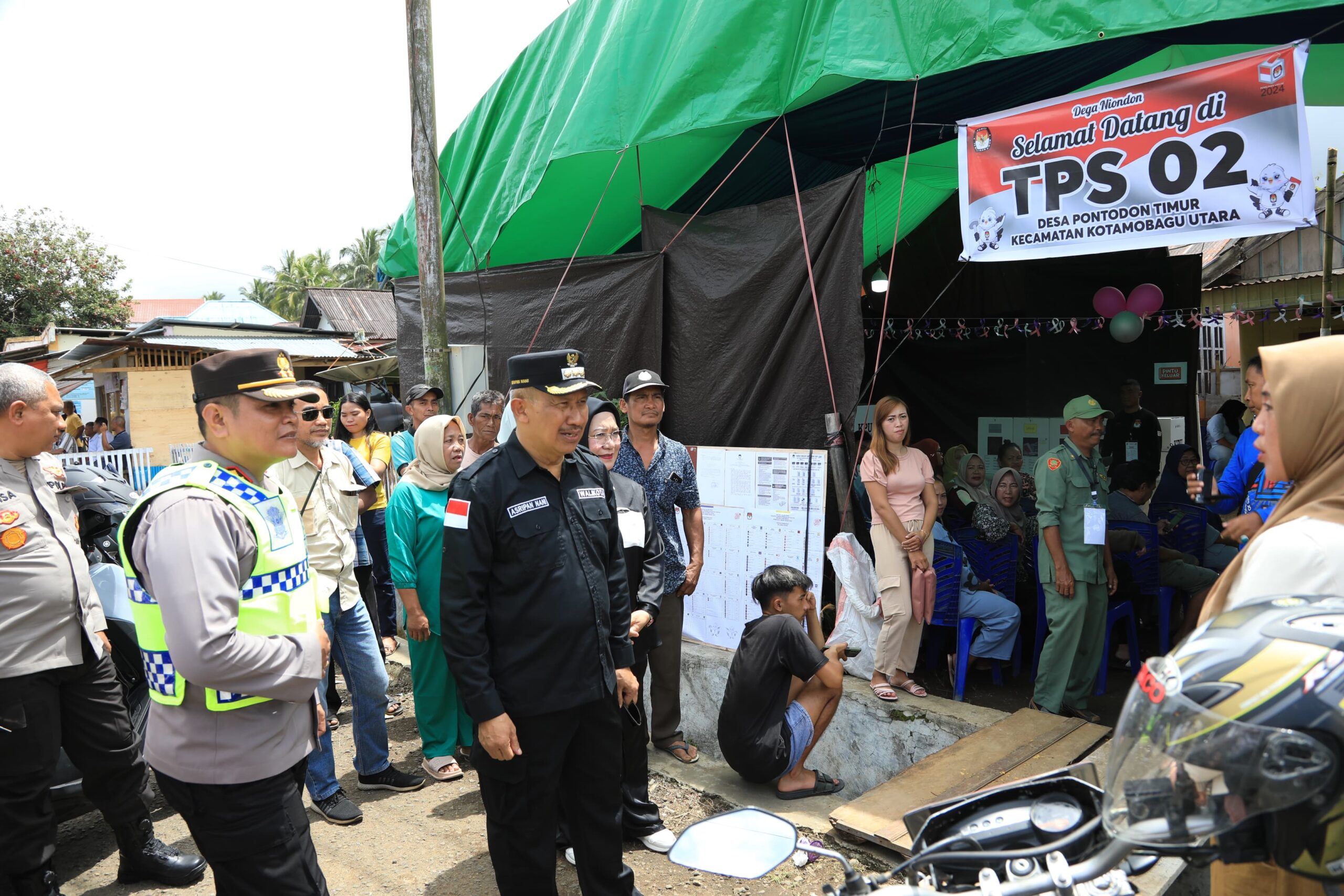 Asripan Nani Pantau Langsung Pelaksanaan Pemilu 2023 di TPS Wilayah Kota Kotamobagu