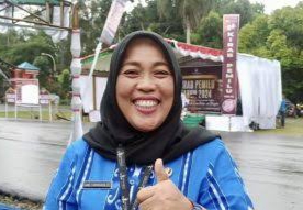 Kepala Dinas Pariwisata dan Kebudayaan Kota Kotamobagu, Anki Taurina Mokoginta.