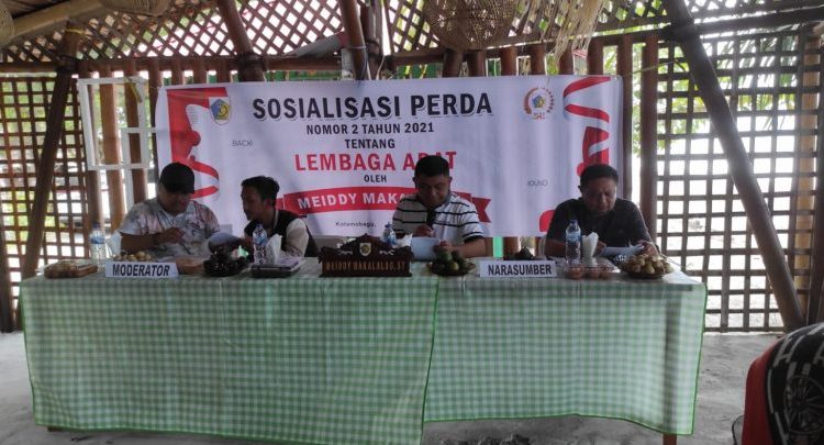 Ketua DPRD Kotamobagu Gelar Sosialisasi Perda Tentang Lembaga Adat