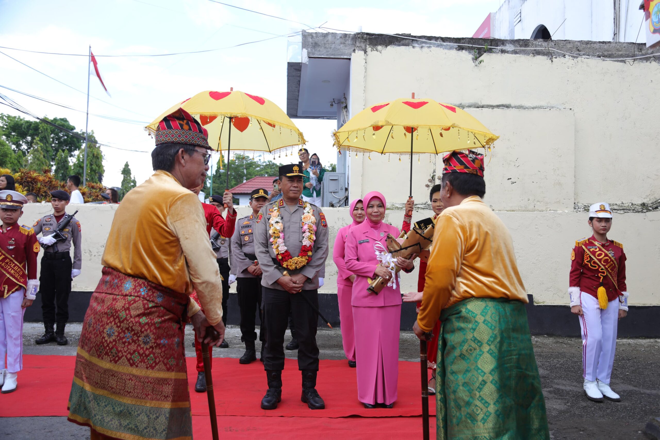 Asripan Nani Sambut Kunker Kapolda Sulut