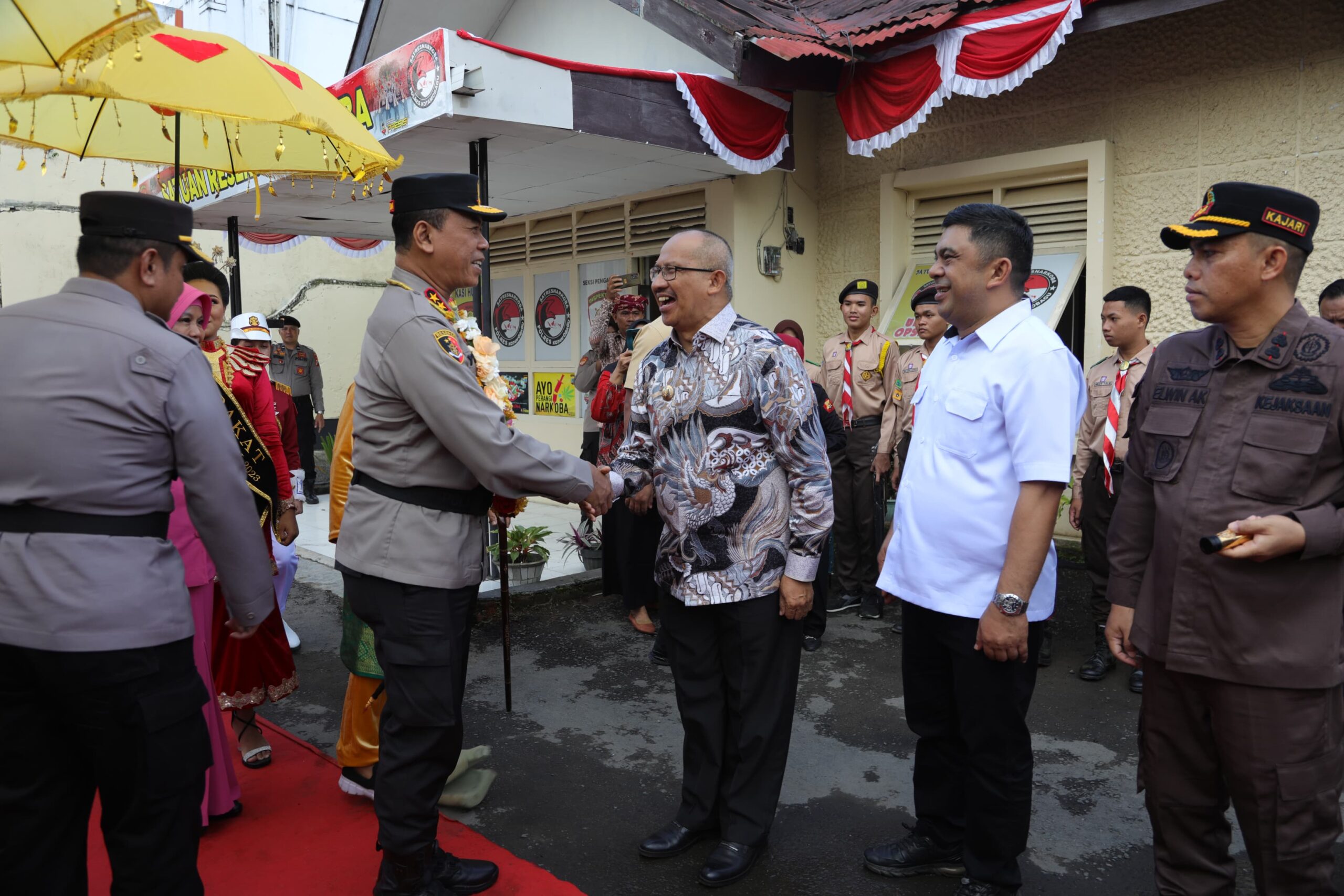 Asripan Nani Sambut Kunker Kapolda Sulut