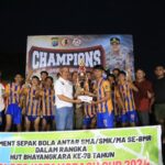Pj Wali Kota Kotamobagu Tutup Turnamen Sepak Bola Kapolres Cup 2024