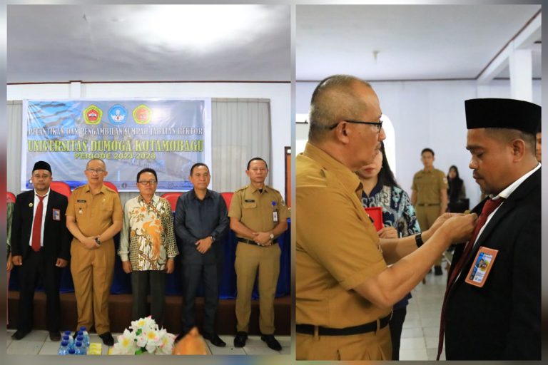 Asripan Nani Lantik Muharto Sebagai Rektor UDK Masa Bakti 2024-2028