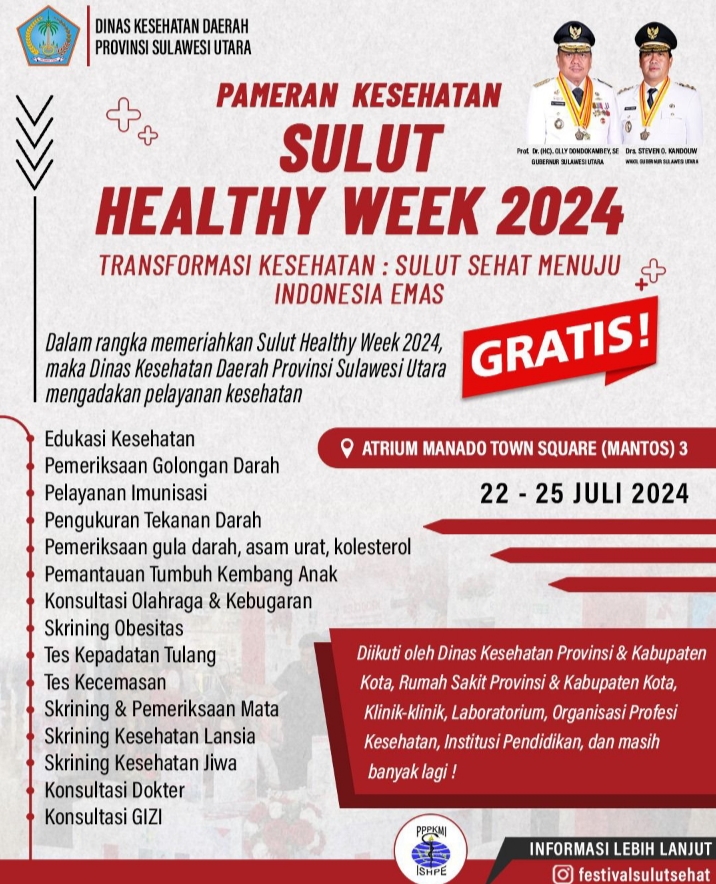 Dinkes Kotamobagu Ikuti Pameran Healthy Week di Manado