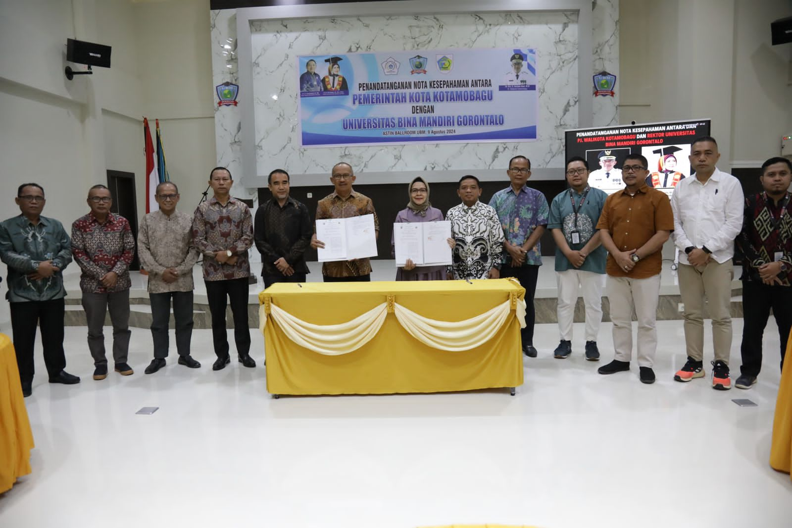 Pemkot Kotamobagu Teken MoU dengan UBM Gorontalo untuk Pendidikan