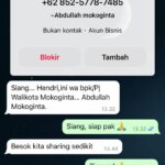 Oknum Tak Bertanggungjawab Catut Nama Pj Wali Kota Kotamobagu di WA