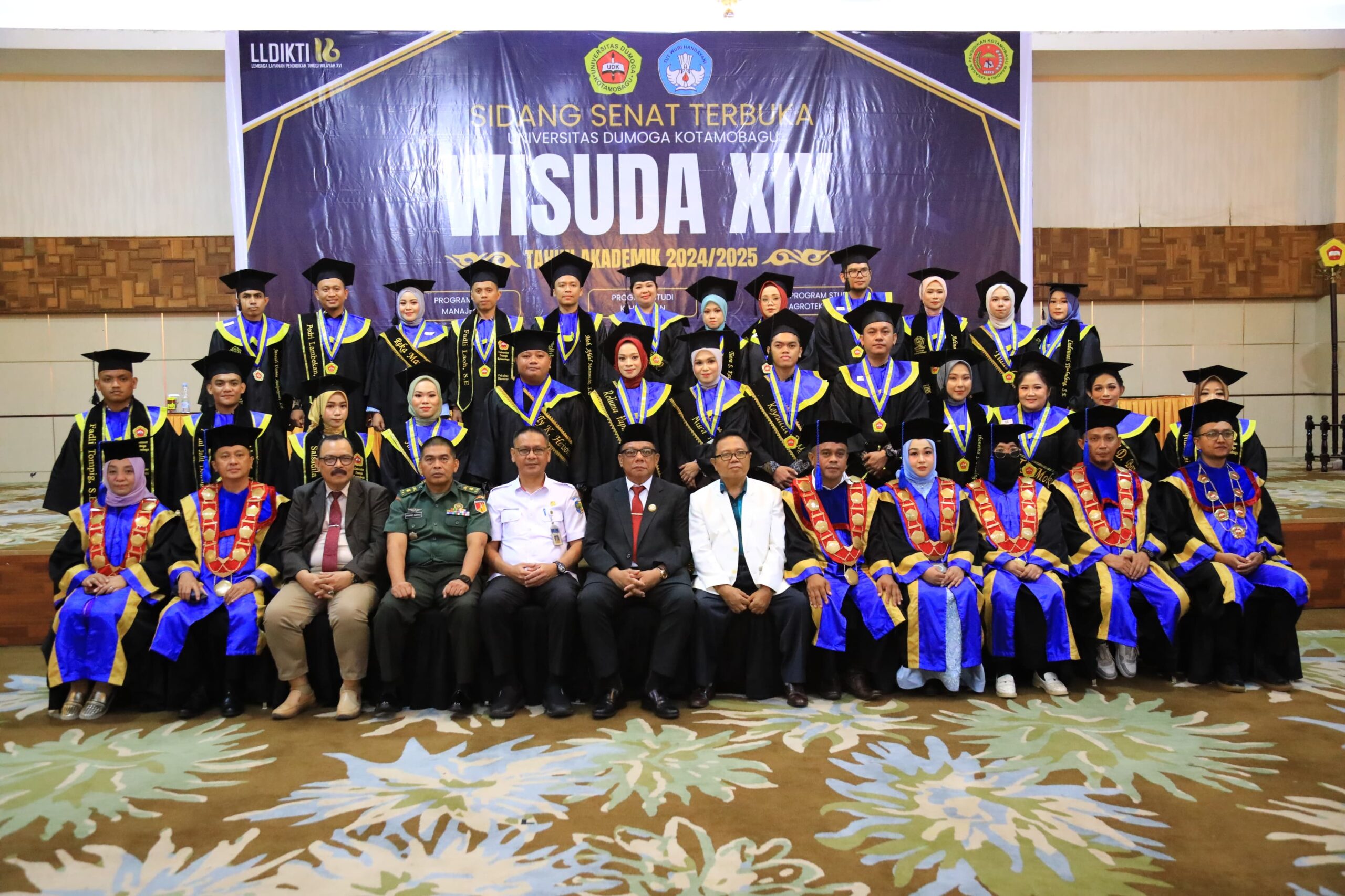 Abdullah Mokoginta Hadiri Wisuda S1 UDK Angkatan XIX