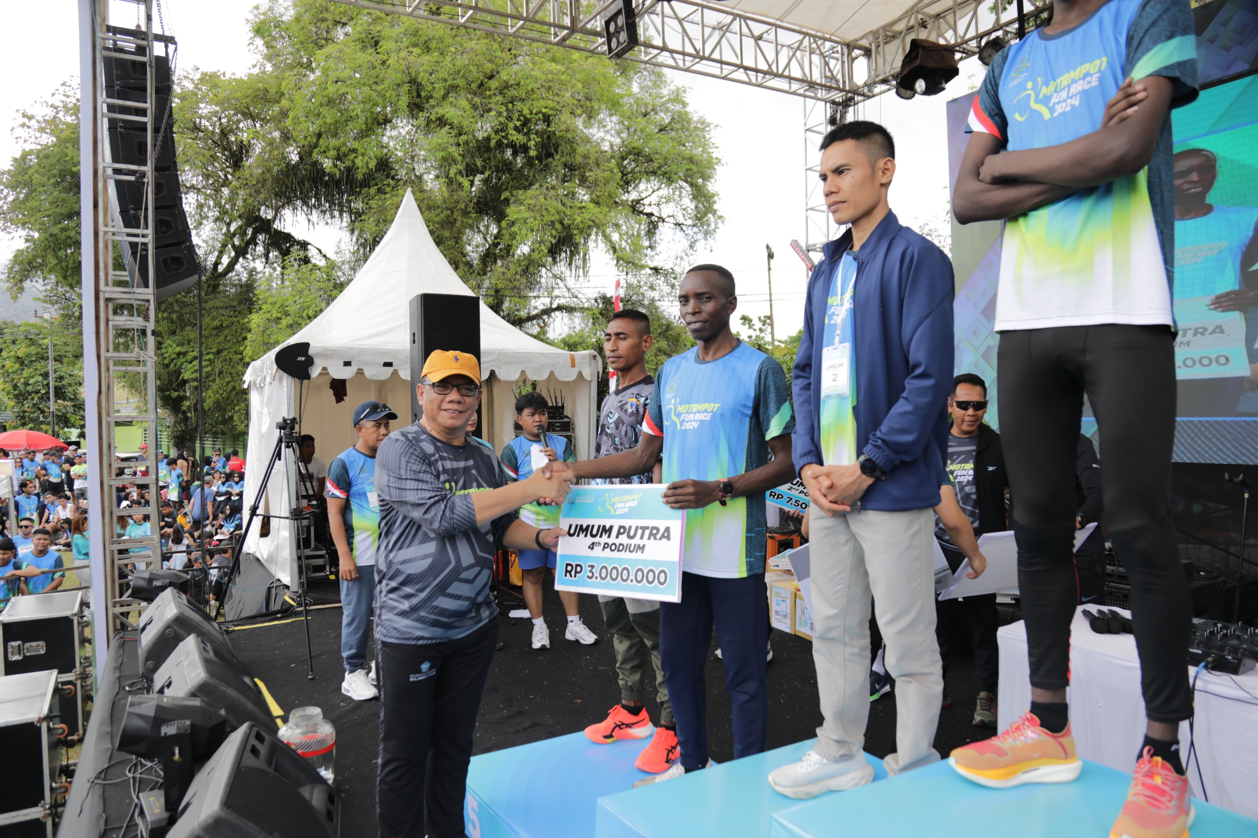 Pj Wali Kota Kotamobagu Hadiri Event Motampot Fun Race 2024