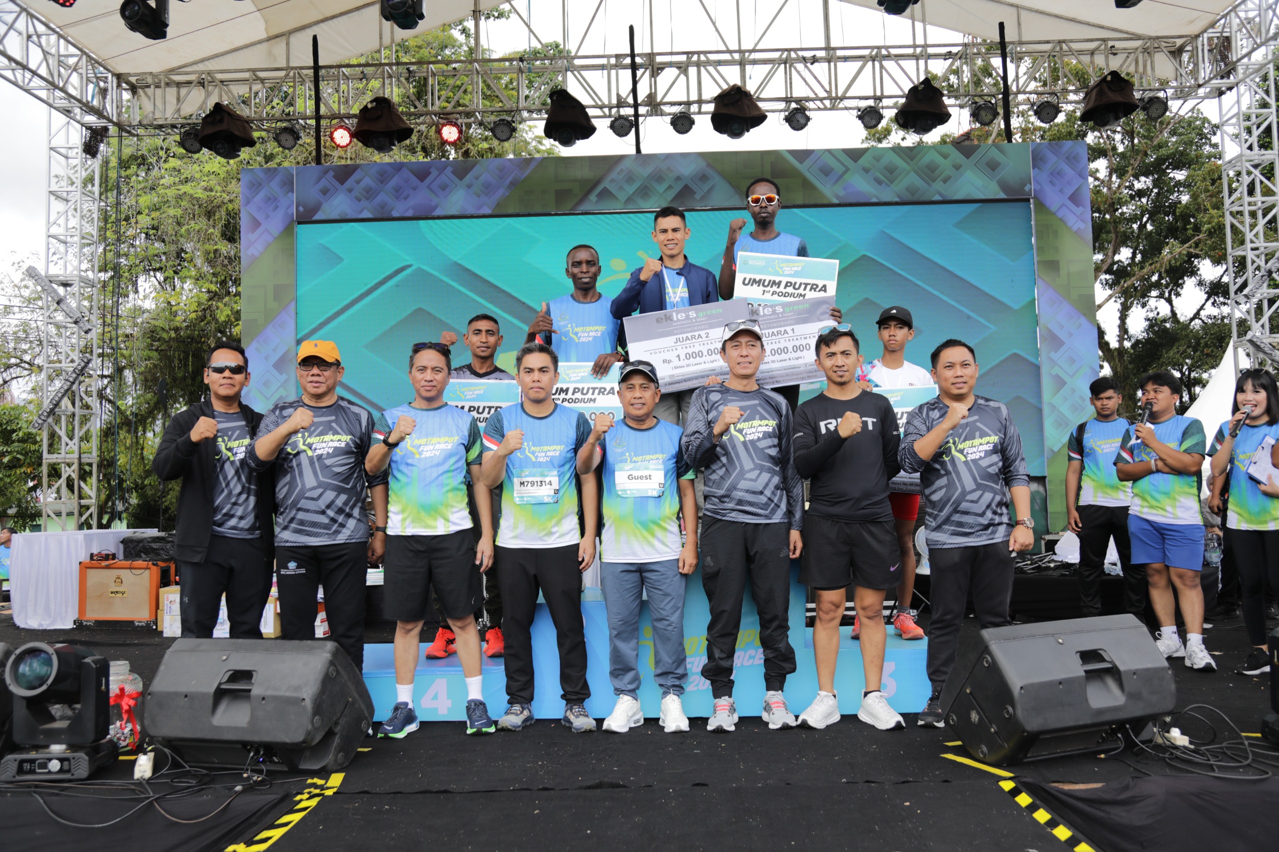 Pj Wali Kota Kotamobagu Hadiri Event Motampot Fun Race 2024