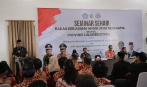 Pj Wali Kota Kotamobagu Hadiri Seminar Sehari BKSAU