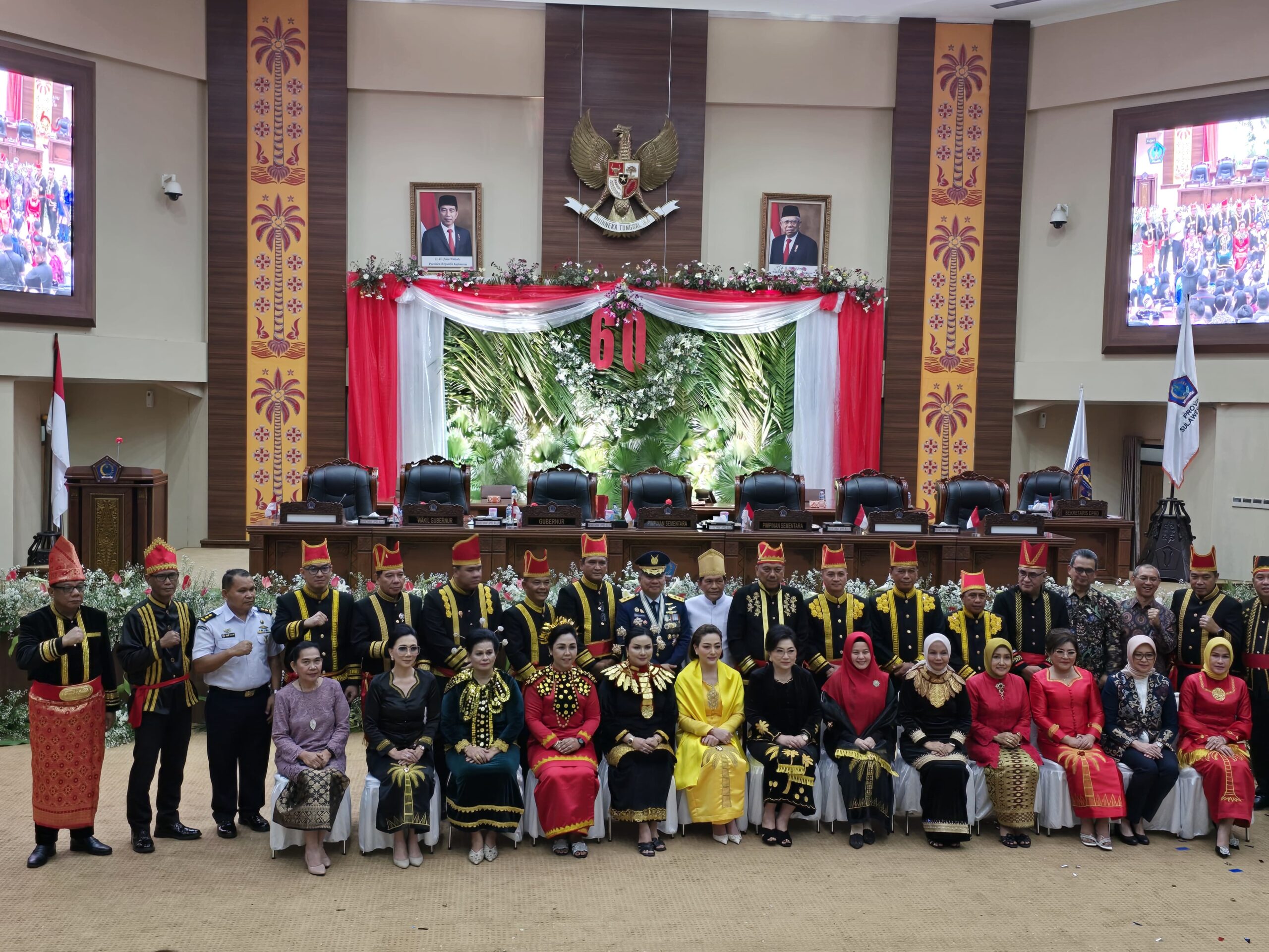 Pj Wali Kota Kotamobagu Hadiri Paripurna DPRD Peringatan HUT ke-60 Provinsi Sulut 