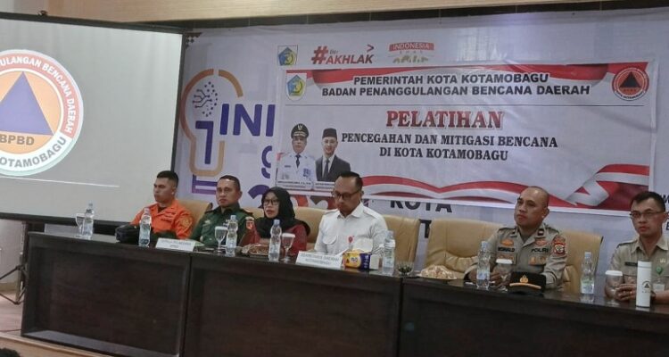 Pemkot Kotamobagu Gelar Pelatihan Penanggulangan dan Mitigasi Bencana 