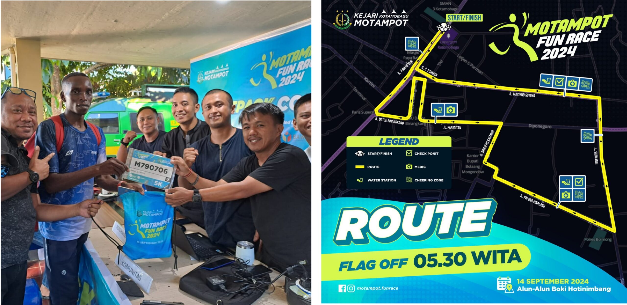 Peserta Motampot Fun Race Asal Kenya Siap Tanding, Berikut Rute Besok