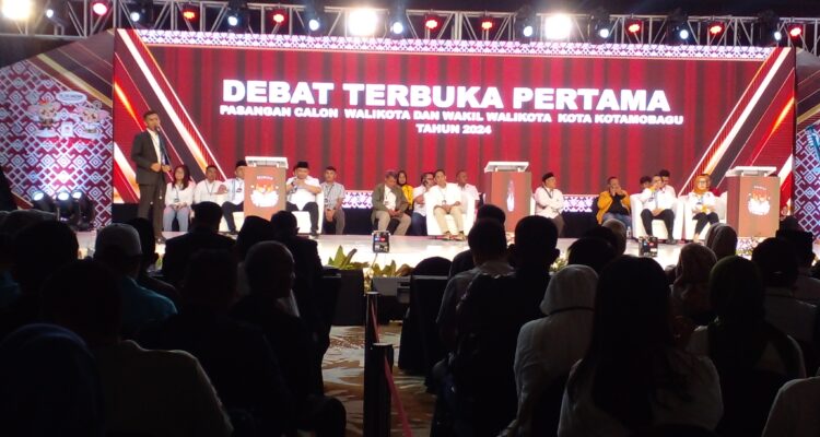 KPU Kotamobagu Gelar Debat Pertama Pilkada Kotamobagu 2024