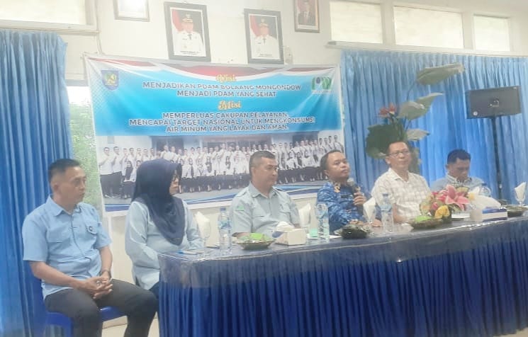 Dewan Pengawas Gelar Pertemuan dengan Jajaran PDAM Bolmong