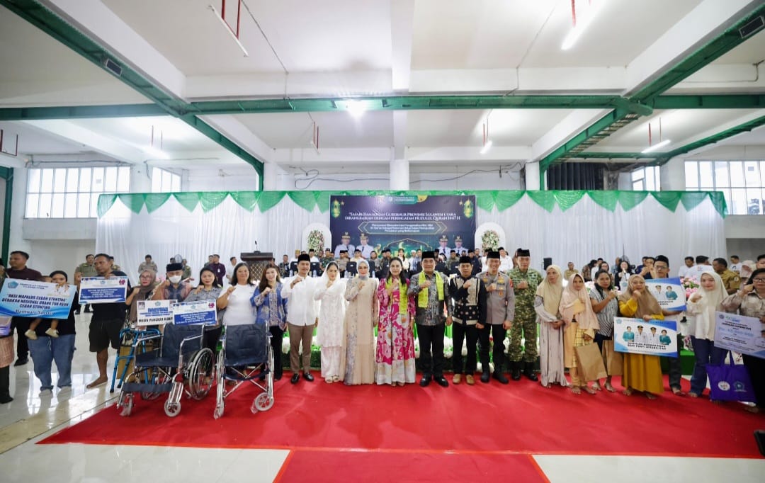 Wali Kota dan Wawali Dampingi Gubernur Sulut Lakukan Kegiatan Safari Ramadhan di Kotamobagu