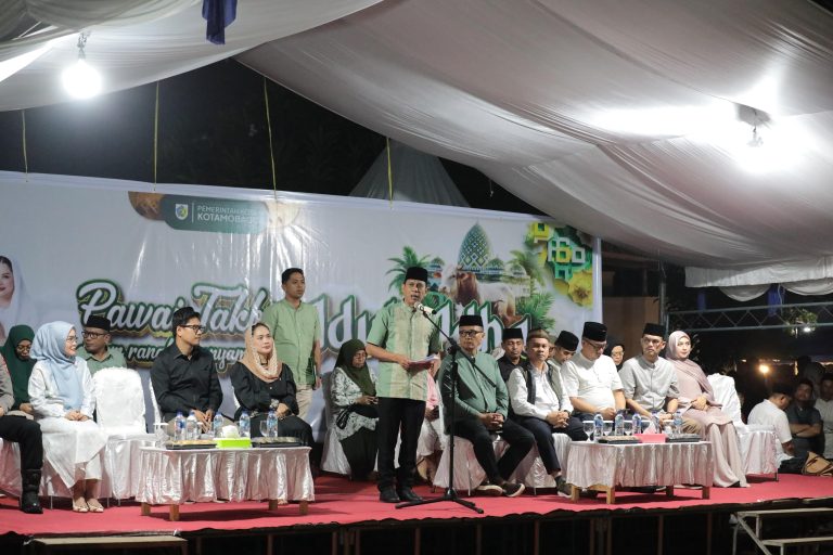 Wali Kota Kotamobagu Lepas Peserta Pawai Takbiran Idul Adha