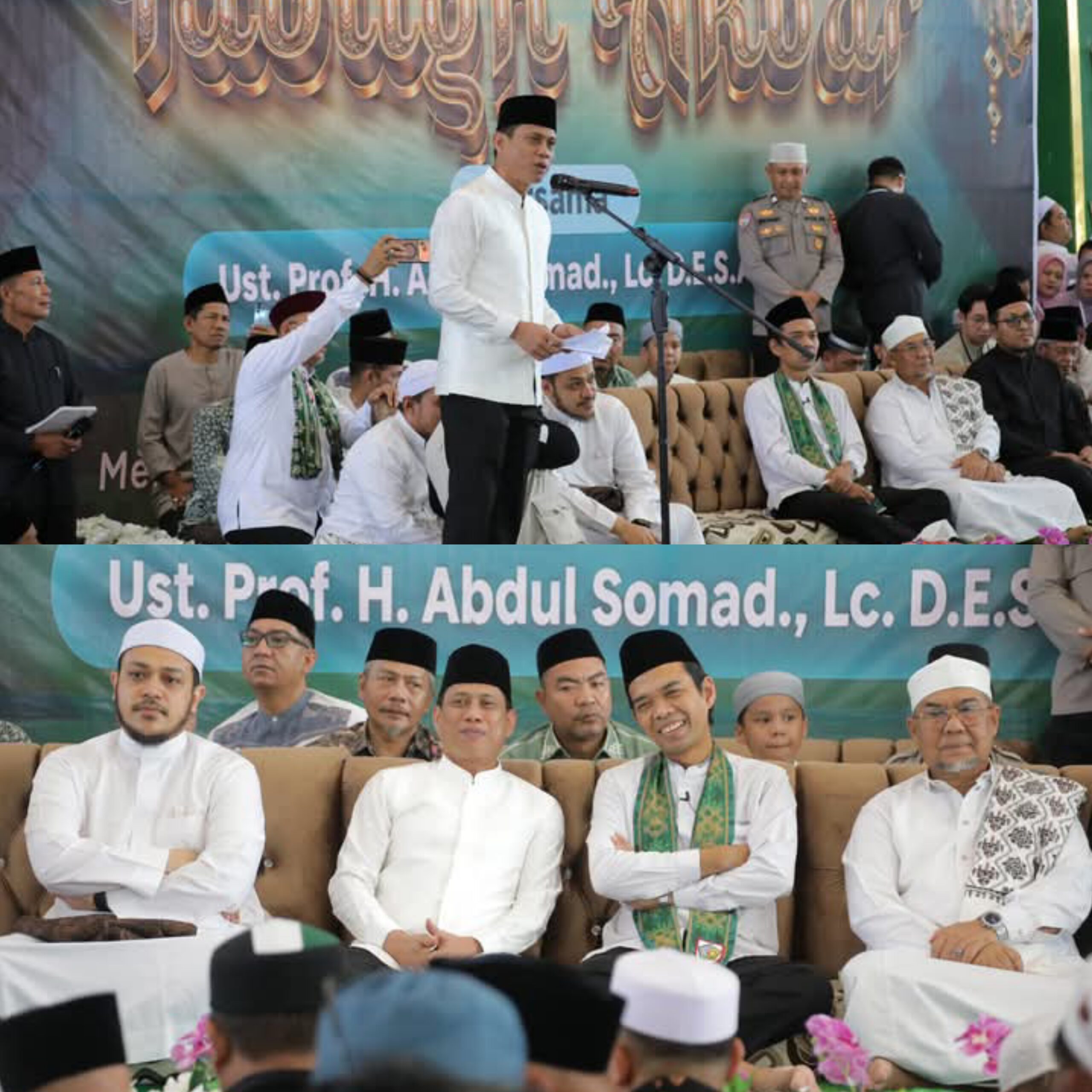 Weny Gaib Hadiri Tabligh Akbar Oleh Ustadz Abdul Somad di Kotamobagu