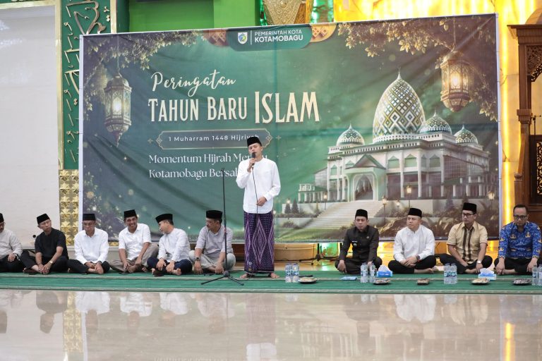 Wali Kota Kotamobagu Hadiri Peringatan Tahun Baru Islam di Masjid ABM