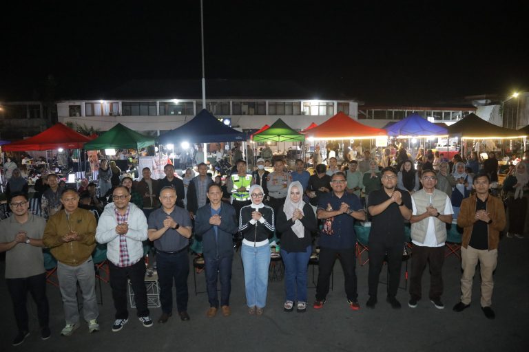 Weny Gaib Secara Resmi Buka Kawasan Kuliner SanPalk Kotamobagu