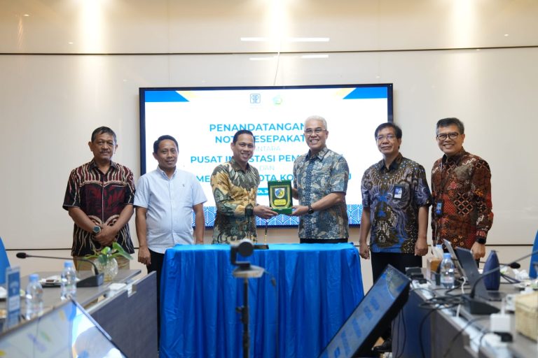 Pemkot Kotamobagu Bersama Dirut Pusat Investasi RI Teken Kontrak Terkait UMKM