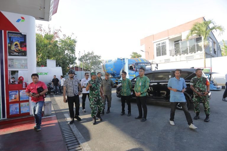 Pemkot Kotamobagu Bersama TNI dan Polri Sidak Sejumlah SPBU