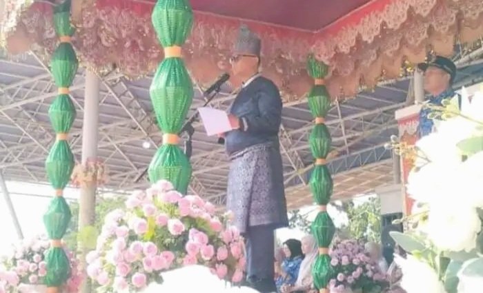 Dirangkaikan Apel Korpri, Sekda Kotamobagu Pimpin Upacara HUT ke-62 Provinsi Sulut